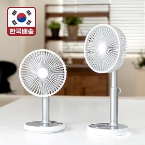 (LETO) 무선 탁상용 미니 선풍기 높이조절 소형 저소음 사무실 책상 캠핑용 캠핑 선풍기 LMF-PS01