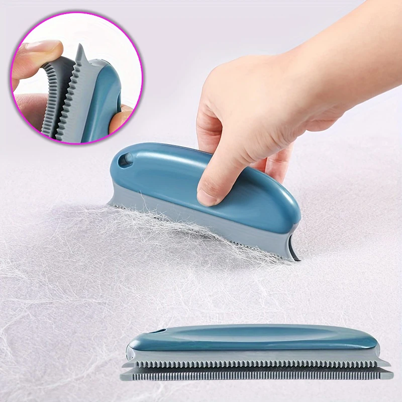 휴대용 린트 리무버, 매직 패브릭 헤어 리무버, 애완동물 헤어 스크레이퍼, 아파트 필수품, 소파 퍼즈 패브릭 먼지 제거, 애완동물 고양이