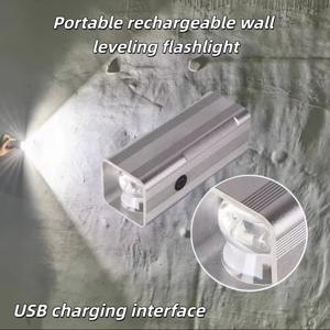 벽면 평탄화 수준 조절 장치 LED 손전등 USB 인터페이스 휴대용 장식용 장수명 수평 조절 램프