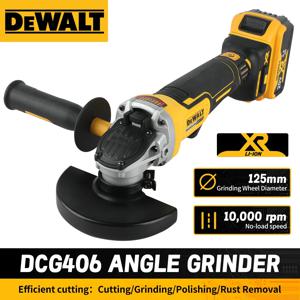 DEWALT DCG406 20V무선 앵글 그라인더: 1000rpm125mm 휠, M14 스핀들9000/min 속도, 680W 전력. 건설, DIY 및 산업용