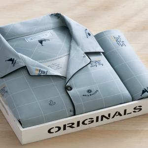 남성 캐주얼 잠옷 긴팔 바지 투피스 세트 패셔너블한 고품질 면 홈웨어 봄철 착용