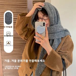 2025년 신상 여성용 두꺼운 겨울 스카프 한국 스타일 삼각형 목도리 학생용 어깨 숄 가을 패션 액세서리