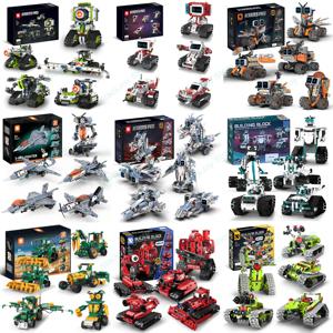 5-in-1 시리즈 기술적 변신 로봇 조립 블록 리모컨 앱 프로그래밍 가능 STEM 장난감 어린이 및 성인용