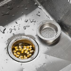 주방 싱크대 필터 스테인리스 스틸 메쉬 싱크 스트레이너 필터 하수구 메쉬 스트레이너 욕실 싱크 스트레이너 배수구 필터 트랩