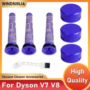다이슨 V7 V8 무선 진공 청소기용 교체용 프리 필터 및 포스트 필터 프리 필터 + HEPA 포스트 필터 키트 액세서리