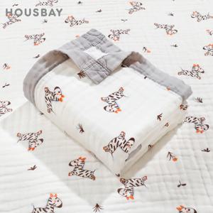 6겹 거즈 목욕 타월 아기 담요 110*110cm 부드럽고 통기성 좋은 무슬린 코튼 흡수성 타월 유아용 랩 신생아 속싸개