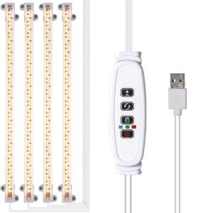 실내 Led 성장 빛 식물에 대 한 USB 타이머 피토 램프 디 밍이 가능한 LED 램프 식물 램프 전체 스펙트럼 수경 재배 램프식물 led 성장등식물재배기