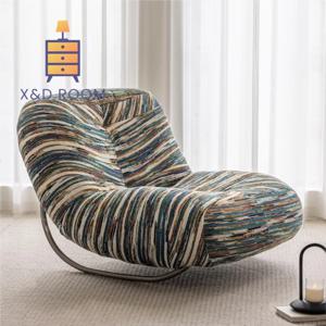XD 캐터필러 소파 토고 발코니 캐주얼 싱글 체어 거실 인터넷 유명 철제 레트로 흔들의자 레이지 소파