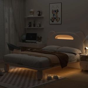 침대 이불 보관용 핑크 트윈 프레임 베르소 ‌   아기 안전 손잡이 침대 어린이 남자 아이 용품 유아용 낮은 로프트 침대