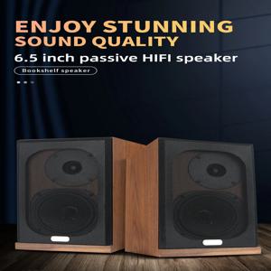 TLF Xtuga BT2 하이파이 패시브 북쉘프 스피커 100W 6.5인치 우퍼 고품질 사운드 목재 인클로저 4옴 임피던스 홈 시어터용