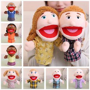 28-33cm 어린이 플러시 손가락 & 손 인형 인기 활동 소년 소녀 역할 놀이 취침 시간 이야기 소품 가족 역할 놀이 장난감 인형