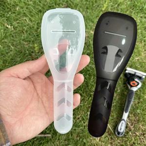 투명 면도기 케이스, 면도기 보관 상자, 안전 여행 휴대용 면도기 보관 상자, 1PC