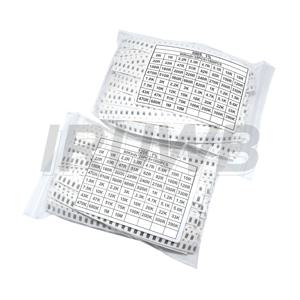 1500PCS/세트 저항기 모음 세트 SMD 60가지 값 X 25개 0R-10M 옴 1% 고정밀 필름 칩 저항 키트 0603 0805