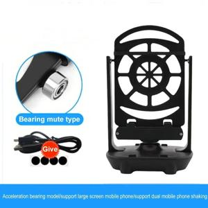 책상 휴대폰 스윙 셰이커 스탠드 홀더 자동 걸음 수 측정기 아이폰 안드로이드 모든 휴대폰용 무소음 액세서리