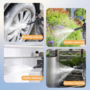 씨메탈 2L 세차 스프레이 병 폼 분무기 핸드 펌프 폼 분무기 자동차 공기압 스프레이 세척기 자동차 유리창 청소 도구