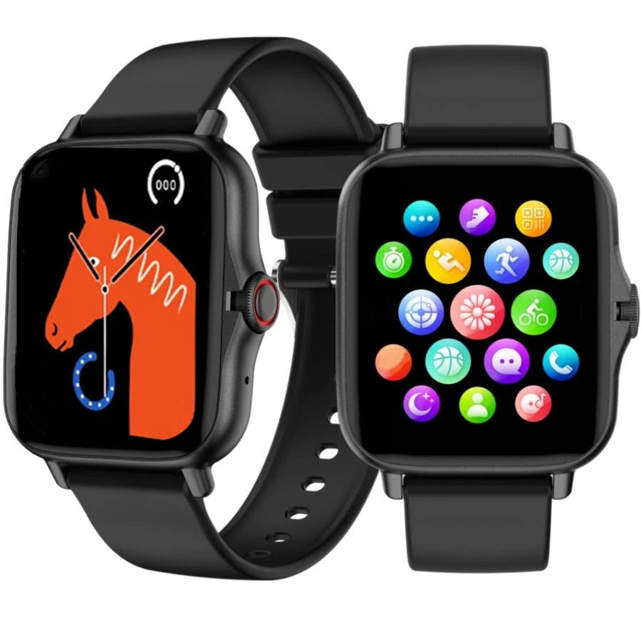 다기능 스마트 시계 메시지 음악 재생 다이얼 통화 터치 스크린 여성용 남성용 스포츠 시계 안드로이드 IOS용