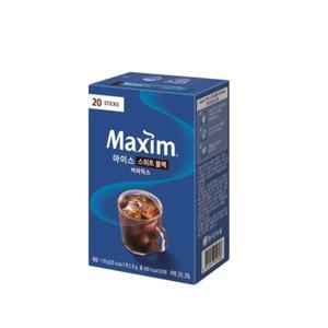 맥심 블랙 아이스 커피 20T 동서식품 스위트
