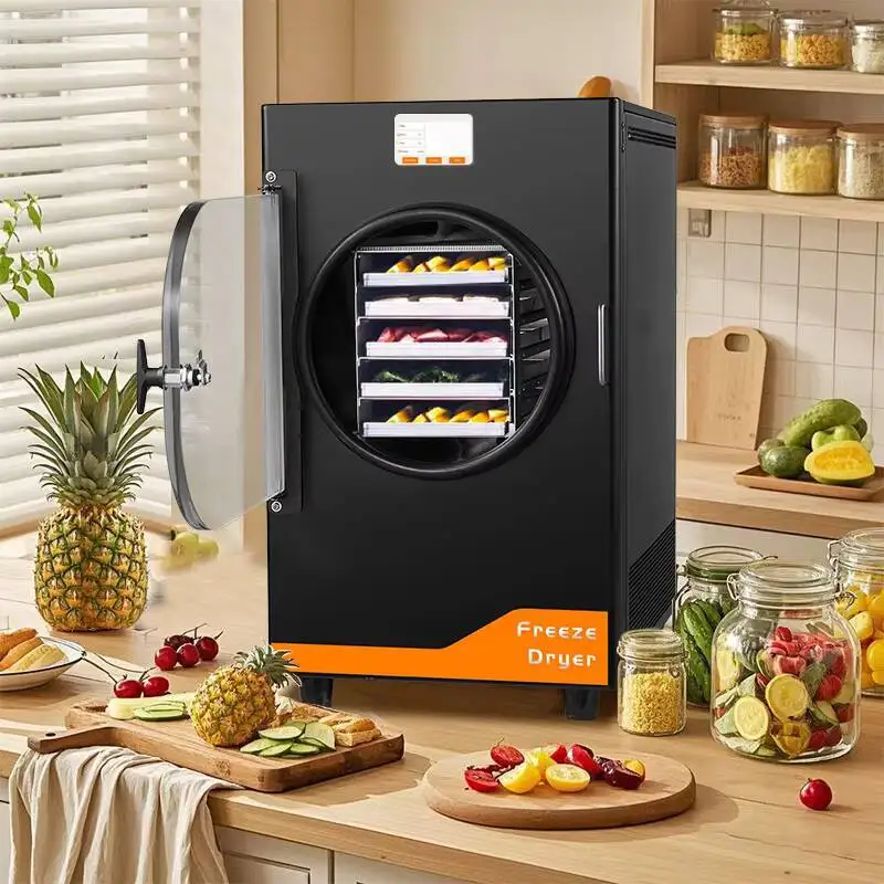 공장 제조업체 6kg 소형 동결건조기 진공 자동 식품 동결기 가정용 동결건조기