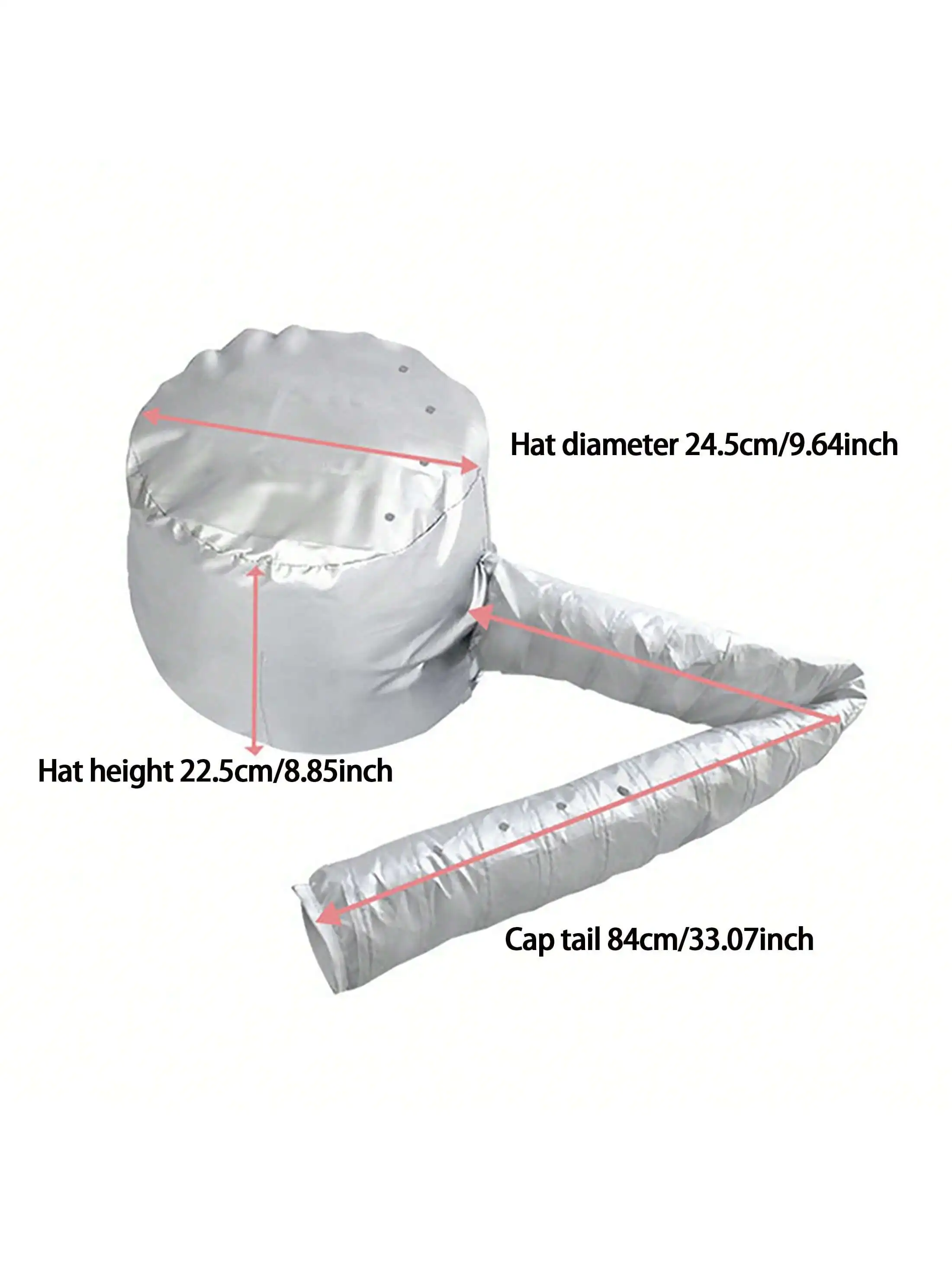 부드러운 보넷 후드, 자연스러운 곱슬 질감 헤어 케어, 건조, 스타일링, 컬링, 딥 컨디셔닝 캡, 1 개