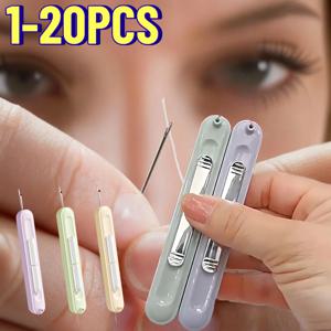 2 In 1 바늘 실꿰기 및 솔기 리퍼 도구 다기능 재봉사 제거제 크로스 스티치 공예 액세서리 쉬운 사용