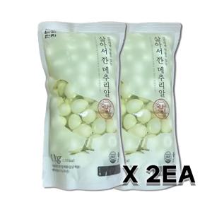 (9/15 입고예정) 반찬단지 깐메추리알 1kg 2개 (+아이스박스)