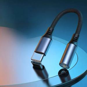 아이폰 15 15 Pro MAX 삼성 갤럭시 화웨이 샤오미 타입 C to 3.5mm 잭 이어폰 어댑터 USB-C용 3.5mm 오디오 케이블 컨버터
