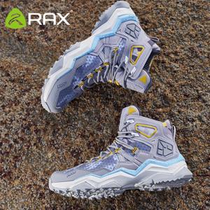 RAX-하이킹 신발 스노우 부츠 방수 가죽 스포츠 신발 아웃도어 작업 슈즈 남성용, 따뜻한, 겨울