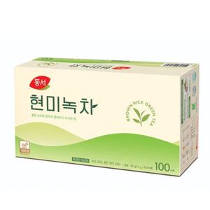 [무료배송] 동서 현미녹차 100T