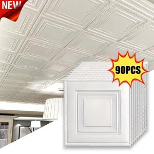 35cm * 35cm 3D 방수 벽 스티커 껍질과 스틱 벽지 자기 접착 배경 화면 홈 장식 시트 종이 방습