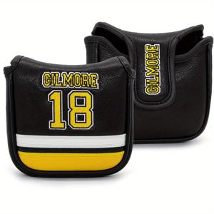 재미 있은 골프 헤드 커버 골프 클럽 헤드 커버 번호 18 골프 블레이드 말렛 퍼터 커버, 남성용 골퍼를위한 훌륭한 골프 액세서리