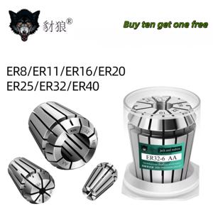 ER8 ER11 ER16 ER20 ER25 ER32 ER40 0.005 고정밀 0.008 스프링 콜렛 적합한 조각기 스핀들 CNC 가공 센터
