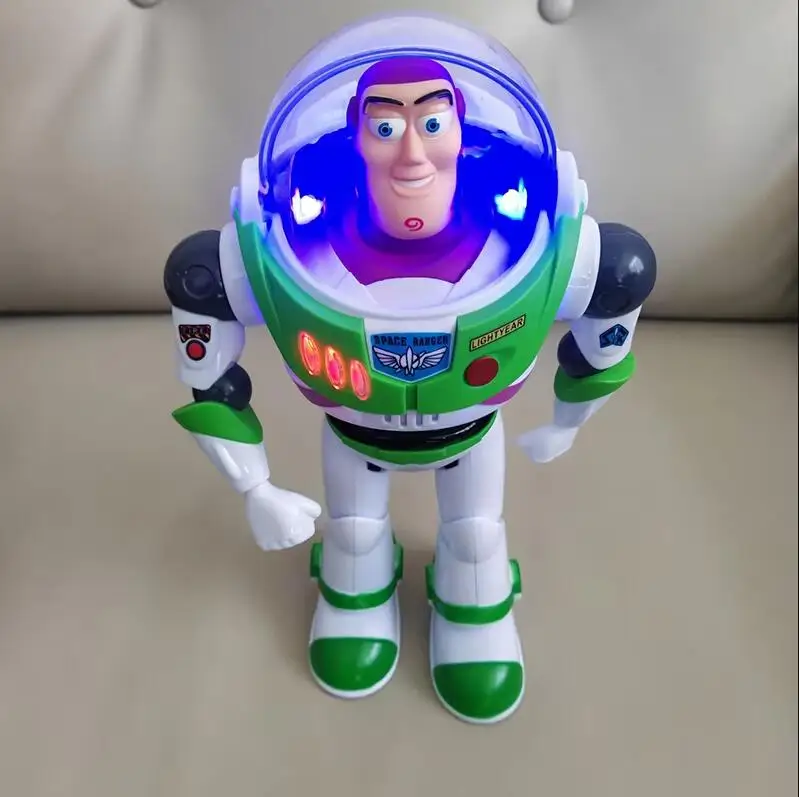 토이 스토리 버즈 라이트이어 모델 장난감 픽사 전기 워킹 로봇 인형 액션 피규어 장난감 생일 선물 어린이용 모델