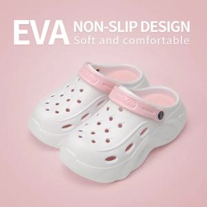 여성용 두꺼운 밑창 천공화, 캐주얼 여름 아웃도어웨어, 비치 아티팩트, 스펀지 케이크, 키높이 샌들, 슬립