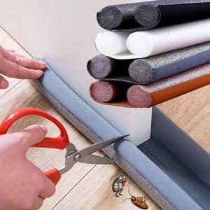 문틈막이 스트립, 문 밑단 밀폐 스트립, 방충 방풍 침실 문 폼 스트립, 웨더 스트리핑