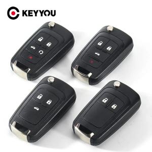 Chevrolet Cruze Epica Lova Camaro Impala 용 KEYYOU 플립 접이식 원격 자동차 키 쉘
