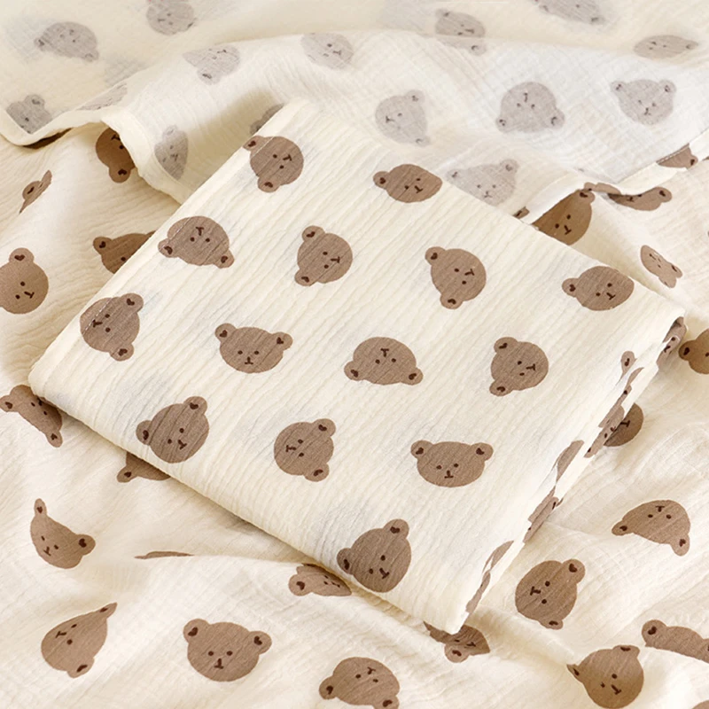 모슬린 배넷저고리 신생아 아기 담요, 코튼 목욕 수건, 여름 유모차 커버 랩 거즈, 유아 수면 담요, 아기 용품, 2 레이어