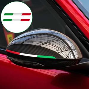 이탈리아 삼색 깃발 에폭시 장식 스티커 3D 오토바이 탱크 데칼 스티커 케이스 이탈리아 자동차 백미러 데칼 스트라이프