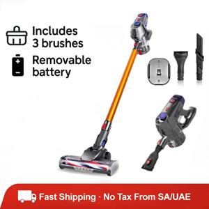 무선 핸드헬드 진공 청소기, 강력한 흡입 듀얼 모터, LED 조명, 분리형 배터리, 무선 가정용 먼지 청소기, 15kPa 무선청소기 한국형 220v