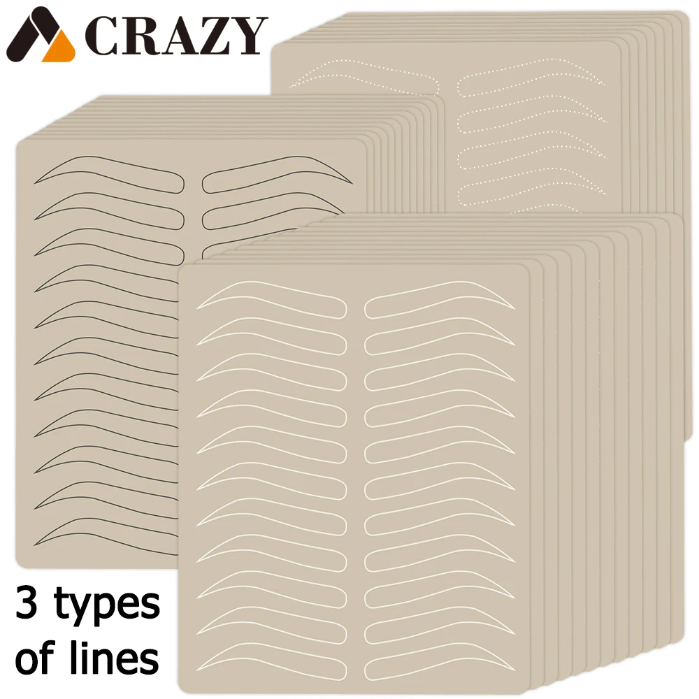 Microblading 눈썹 문신 연습 피부 라텍스 가짜 문신 피부 영구 화장 눈썹 훈련 피부 문신 액세서리