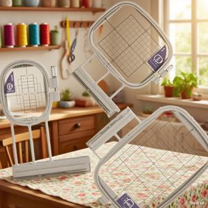 브라더 가정용 재봉틀용 다기능 자수틀 공예품 십자수 바느질 후프