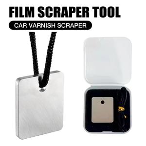 텅스텐강 자동차 도색 수리 도구 - 오목형 디니빙 파일, 오버스프레이 제거기, 페인트 런즈 스크레이퍼 키트 (자동차 차체 수리점용)