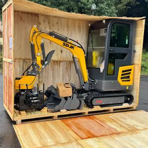 인기 판매 미니 굴삭기, 다기능 트랙형 농업용 굴삭기, 빠른 배송을 위한 맞춤형 밀폐형 굴삭기 1대