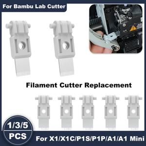 Bambu Lab X1/X1C/P1P/P1S/A1/A1 Mini 3D 프린터용 필라멘트 커터 블레이드 교체 부품, 고정밀 내구성 커터 파츠