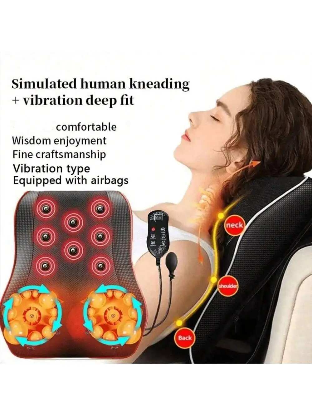2026 휴대용 목 허리 마사지기 전기 근육 이완 마사지기 전신 마사지 근육통 완화 USB