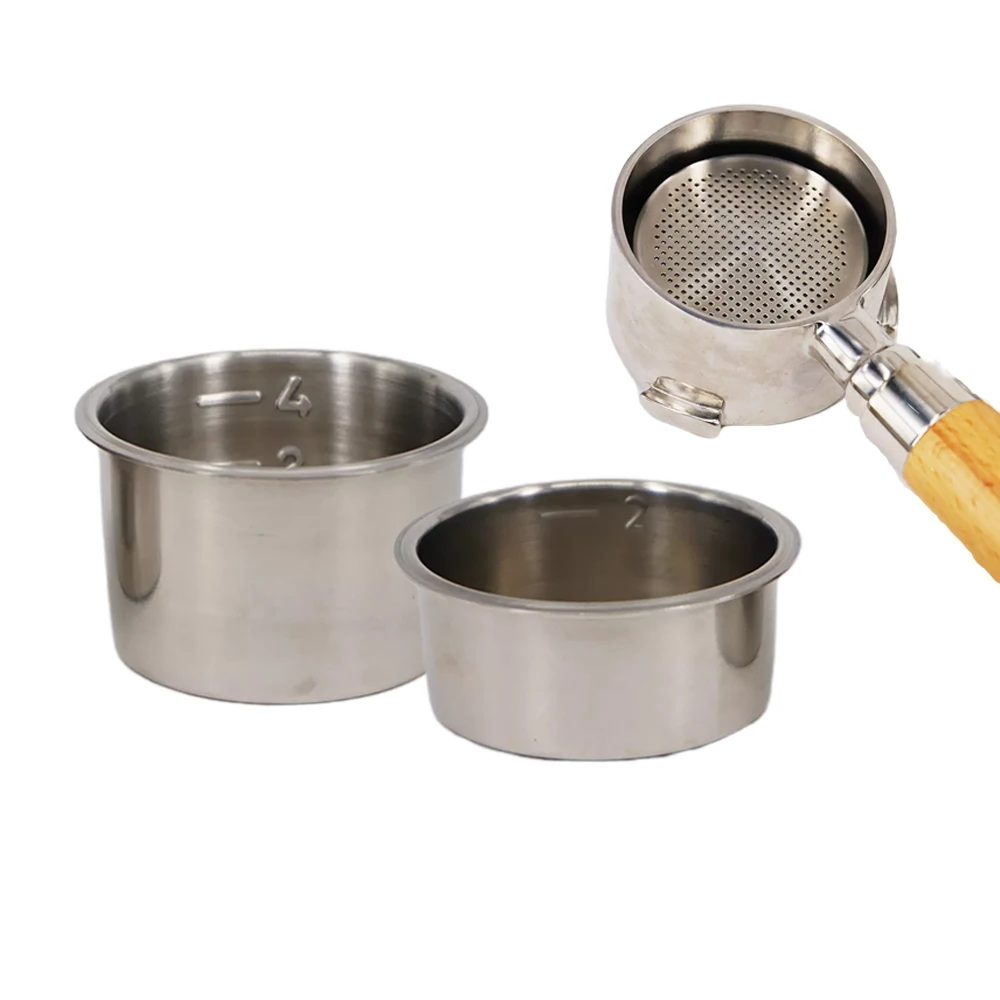 커피 필터 컵 51mm Breville Delonghi 필터 용 비 가압 필터 바구니 Krups 커피 제품 주방 액세서리