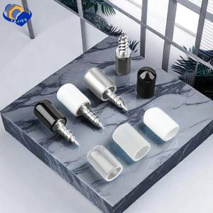 20set 셀프 태핑 나사 캐비닛 브래킷 라미네이트 지원 유리 스터드 페그 나무 옷장 캐비닛 용 미끄럼 방지 파티션 네일