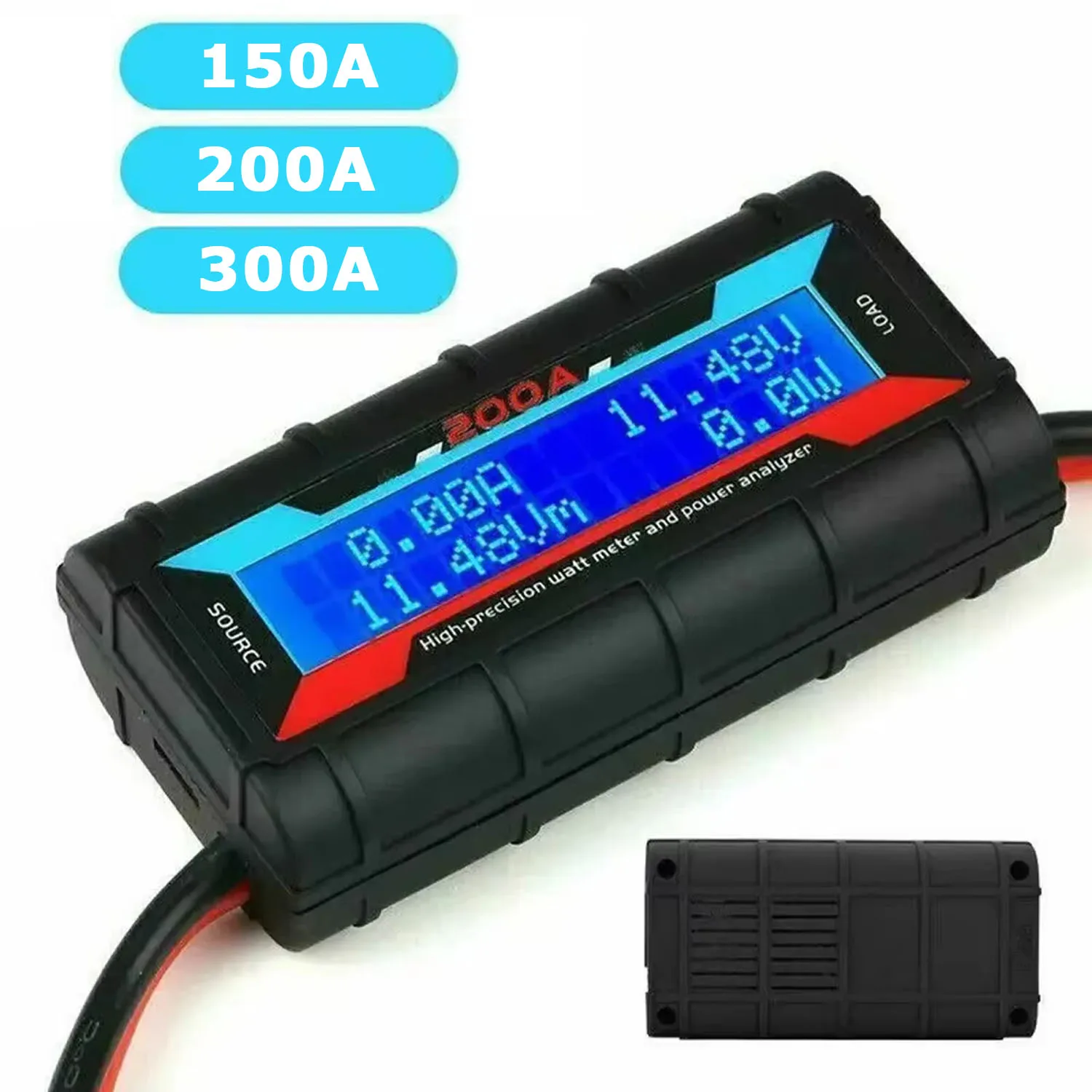 LCD 150A 200A 300A 60V 디지털 무선 배터리 테스터 와트 미터 전력 볼트 앰프 모니터 분석기 RC 비행기 배터리 분석기