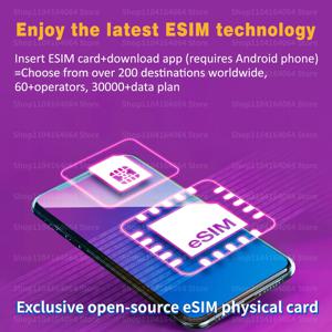 오픈 소스 ESIM 물리 카드 EasyEUICC 무제한 쓰기 저장, 아이폰 및 안드로이드용 30개의 전화번호 저장 가능