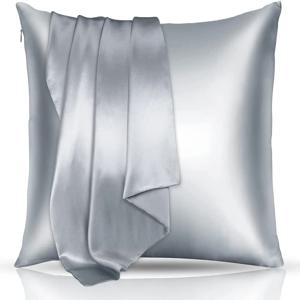 1 PC 실크 새틴 유아 베개 커버 35X50CM, 보육원, 어린이, 소년 소녀를위한 슈퍼 부드럽고 부드러운 냉각 여행 베개 커버