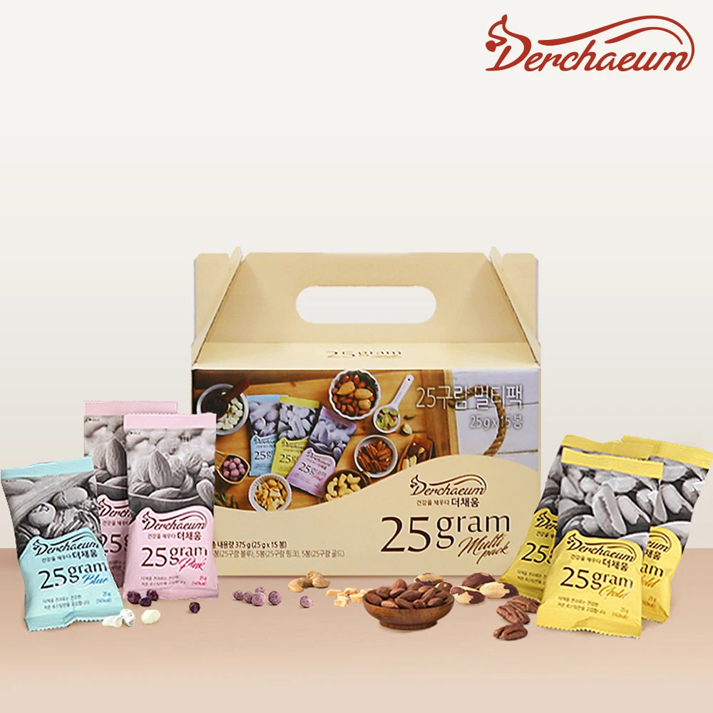 더채움 25구람 멀티팩 15봉 혼합 하루한줌견과